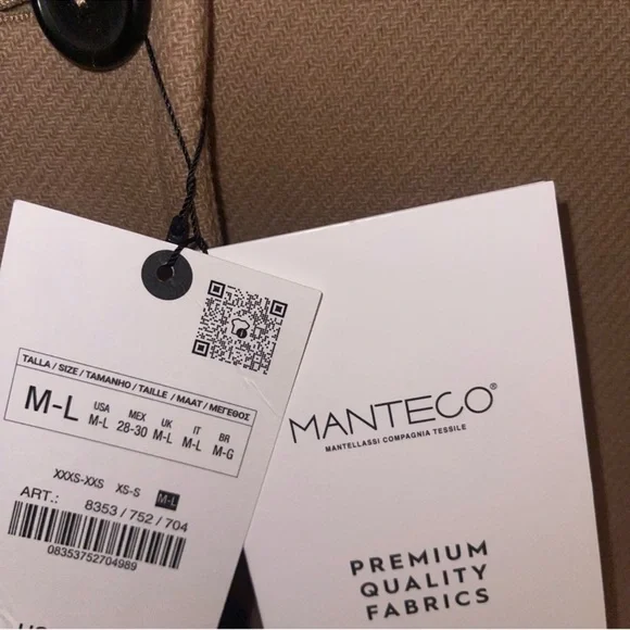 Zara Manteco oversized crop wool coat - Picture 10 of 11